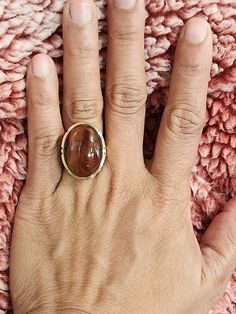 You are viewing a beautiful 14k solid gold ming's brown agate ring . The ring marked 14k and ming's The total weight of the ring is approx. 11.66 grams  The ring is size 6 The ring itself measures approx 24mmx 19mm  The band is 4mm wide  This ring is pre owned and in good condition. Brown Agate is a comforting and protective stone, promoting courage and support in spiritual development and maturity. This ring is very well made... Brown Agate, Spiritual Development, Agate Ring, Vintage Ring, Agate Stone, Stone Ring, Rings Statement, Very Well, Brown Gold