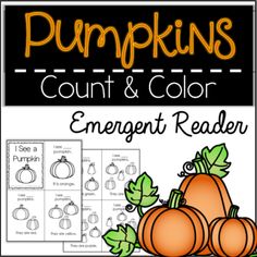 pumpkins count and color emergent reader