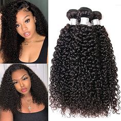 Category:Human Hair Extensions,Natural Color Hair Weaves / Hair Bulk; What's in the box:4 Bundles; Quantity:4pcs; Free Gifts Included:False Eyelashes,Wig Cap; Wig Length Range:8-28; Color Shade:Natural Color; Hair Extension Type:Hair weave,Weft; Origin of Hair Donors:Brazilian Hair; Hair Material:100% Remy Hair Weave Bundles,Remy Human Hair; Texture:Kinky Curly; Lifespan:12 Months; Brand:Yavida; Net Weight:0.4; Heat Resistant:Yes; Listing Date:02/12/2018; Unit Weight:100; Hair Grade:8A; Hair Wei Curly Human Hair Extensions, Natural Color Hair, Wave Crochet, Sew In Hair Extensions, Hair Extensions For Short Hair, Hair Water, Curly Crochet Hair Styles, Crochet Box Braids, Crochet Hair Extensions