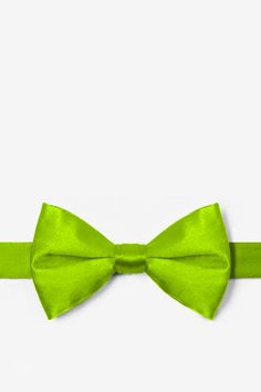 Lime Green Pre-Tied Bow Tie Fitted Pre-tied Bow For Party, Classic Spring Party Bow Tie, Spring Party Bow With Ties, Green Summer Party Bow Tie, Spring Bow Ties For Party, Spring Party Bow Ties, Adjustable Bow Tie For Spring Party, Spring Black Tie Event Satin Bow Tie, Spring Black Tie Satin Bow