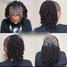 Cornrows Back, Two Strand Twist Hairstyles, Black Ponytail, Natural Hair Stylists