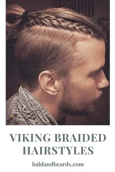 Norse Jewelry Men, Viking Braided Hairstyles, Viking Braids For Men, Viking Beards, Warrior Braid, Different Braid Styles, Hairstyle Guide, Braids For Men, Black Hair Band