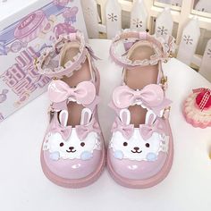 Kawaii Bunny Lolita Mary Janes Shoes Transform your look into an elegant and adorable one with these Kawaii Bunny Lolita Mary Janes Shoes. These shoes will add a touch of playfulness to any outfit, while keeping your feet comfortable and stylish. Perfect for any occasion, these shoes are a must-have for any fashion-forward individual. Bunny Shoes, Mary Janes Shoes, Zapatos Mary Jane, Anime Lingerie, Kawaii Bunny, Platform Mary Janes, Kawaii Dress, Blue Heels, Boots And Sneakers