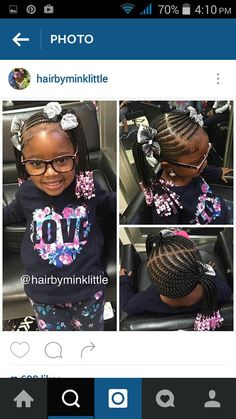 Braids #ponytails #beads #cornrows Two Ponytail Braids, Beads Cornrows, Curly Short Hair Styles, Cornrows Beads, Cornrows With Beads, Beads Braids, Daughter Hairstyles, Curly Short Hair, Braids Cornrows