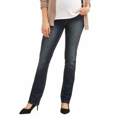 These Oh! Mamma Maternity Full-Panel Super Soft Straight Leg Jeans are a great addition to your wardrobe. These jeans provide the style of comfortable straight jeans during your pregnancy. The super-soft nylon panel stretches over your belly for maximum comfort and support. Pair these with your favorite tee or tank top for a stylish outfit! Features: Maternity Jeans Super Soft Straight Leg Full Panel 31" Inseam 7.5" Leg Opening Available in Plus Size 5 Pockets Machine Wash Cold Stylish Outfit, Maternity Jeans, Colored Jeans, Straight Jeans, Straight Leg Jeans, Leg Jeans, Stylish Outfits, Straight Leg, Plus Size