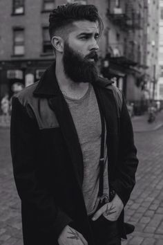 Chris John Millington, Modern Mens Haircuts, Best Undercut Hairstyles, Mens Modern Hairstyles, Hair Men Style, Undercut Hairstyle, Man With A Beard, Long Beard