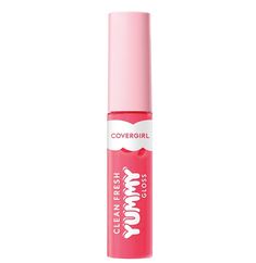 Yummy Lip Gloss, Clean Fresh Yummy Gloss, Yummy Gloss, Covergirl Clean Fresh, Nude Liquid Lipstick, Girls Lip Gloss, Sheer Shades, Plump Lips, Lipstick Kit