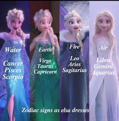 four frozen princesses with names in spanish