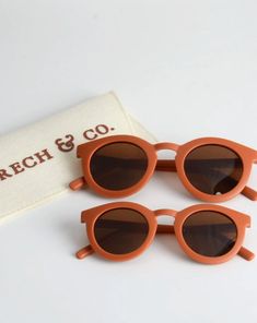 The lovely Grech & Co. sustainable sunnies are the best conscious choice for your little ones sunglasses. Featured in exclusive colors, a timeless aesthetic, and a wide age - range for wear, our sunnies ensure years of stylish safety from the sun. UV 400 protection Made from recycled plastic Grech & Co. exclusive color selection Includes sunnies protection bag Approximate age range from 18 months - 10 years old Approximately 12.5cm (face / frame) x 14cm (leg / side) CE certified Sunglasses For Kids, Sustainable Sunglasses, Gender Neutral Style, Protection Bag, Party Sale, Kids Sunglasses, Face Framing, Polarized Lenses, Polarized Sunglasses