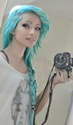 Gorgeous Blue Ombre Hair, Scene Girl, No Bad Days, Emo Hair, Scene Hair, Grunge Goth