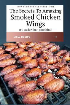 the secrets to amazing smoked chicken wings it's easier than you think