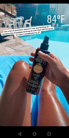 Sun Bum Hair Lightener Before And After, Sun Bum Tanning Oil, Hanna Leigh, Fake Tanning Routine, How To Tan Faster, Dream Summer