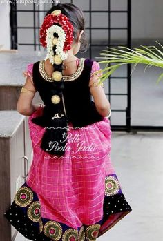 Grt Puberty Photography, Indian Baby Girl, Kobbari Bondam, Fresh Flower Jewelry