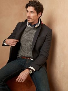 Tailored-Fit Melton Blazer | Banana Republic Factory Cleaner Aesthetic, Notch Collar, Banana Republic Factory, Banana Republic, Overalls, Coats Jackets, Slim Fit, Exterior, Blazer