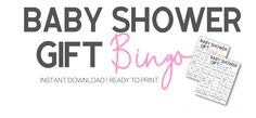 baby shower gift buggy printable game