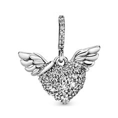 PRICES MAY VARY. ❤️HOLY LOVE❤️ The heart is adoened with the sterling silver angel wings. Feel inspired to keep dreaming with this special design. Styling this charm will echo with your elegance as you wear it under the light. ✨COMPATIBILITY✨ The diameter of the hole is 4.5-5.0 mm. It perfectly fits charm bracelets and other European bracelets such as Biagi, Baci, Troll and Chamilia. If you want more details of this charm, please carefully check the pictures. Notice: The snake chain is excluded. Cat Beads, Cat Footprint, Pandora Original, Angel Wings Jewelry, Charms Pandora, Cat Bead, Silver Cat, Lucky Cat, Handmade Charms