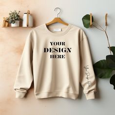 Sweatshirt Mockup, Women Sweatshirt, Jpg File, Mock Up, Flat Lay, Mockup, Sweatshirts Women, Sweat Shirt, Gender Neutral