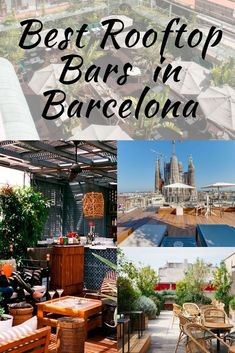 the rooftop bar in barcelona with text overlay that reads best rooftop bars in barcelona