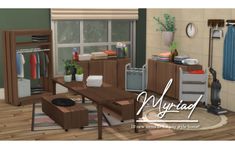 cc findz Tile Tables, Desk Plants, Long Dining Table, Best Mods, Good Week, Maxis Match, Custom Content, Wall Cabinet