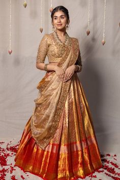 Half Saree Wedding, Half Saree Designs South Indian, Bridal Half Saree, Studio 149, भारतीय दुल्हन संबंधी, डिजाइनर कपड़े