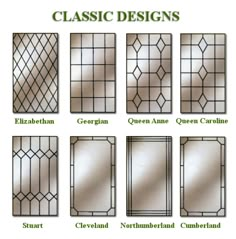 the different types of stained glass windows