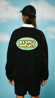 Retro Sweatshirt | LUSH Retro Cotton Sweatshirt With Screen Print, Retro Long Sleeve Sweatshirt With Letter Print, Trendy Crew Sweatshirt With Logo Print, Retro Long Sleeve Cotton Hoodie, Trendy Crew Neck Sweatshirt With Logo Print, Retro Cotton Sweatshirt With Graphic Print, Retro Oversized Crew Neck Hoodie, Oversized Retro Crew Sweatshirt, Oversized Retro Hoodie With Crew Neck