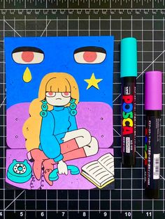 Posca Painting, Expressing Feelings, Art Diary, Creating Characters, Arte Sketchbook