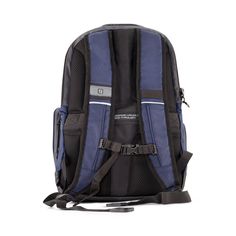 Big Easy Water Resistant 17 FŪL Laptop Backpack Navy Grey Black Shoulder Straps Navy Nylon School Bag, Functional Navy Backpack For Everyday Use, Navy Functional Bags For Back To School, Navy Functional Everyday Backpack, Casual Navy Nylon Backpack, Navy Nylon Backpack, Navy Rectangular Casual Backpack, Navy Casual Rectangular Backpack, Casual Navy Rectangular Backpack