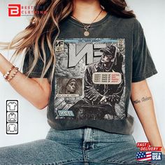 Nf Comic Shirt 90S Vintage Merch Book Art Hope Album World Tour Ticket 2023 Graphic Tee Unisex Gift Hoodie V1 Classic Check more at https://bestgiftclothing.com/product/nf-comic-shirt-90s-vintage-merch-book-art-hope-album-world-tour-ticket-2023-graphic-tee-unisex-gift-hoodie-v1-classic/ Sam Smith Music, Pink Music, Rap Shirt, Kpop Shirts, Big Time Rush, Bruce Springsteen, Alternative Rock, Unisex Gifts, Retro Shirts