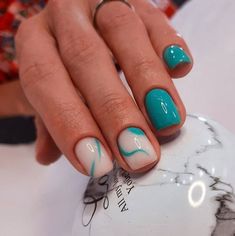 #nails Shiny Nails Designs, Girls Nail Designs, Minimal Nails, Basic Nails, Casual Nails, Soft Nails, Short Acrylic Nails Designs