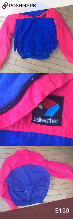 Spotted while shopping on Poshmark: Vintage 80’s Woman’s Bellwether Jacket! #poshmark #fashion #shopping #style #Bellwether #Jackets & Blazers Blue Woman, The 80s, Utility Jacket, Ski Jacket, Neon Pink, Pink Blue, Fashion Shopping, Jackets & Coats, Jackets For Women