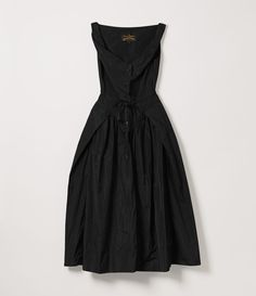 Vivienne Westwood Black Dress, Vivienne Westwood Dresses, Black Vivienne Westwood, Vivienne Westwood Dress, Classic Dress, Black Nylon, Ladies Dress Design