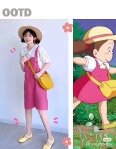 Ghibli Outfits, Fall Time Outfits, Cartoon Halloween Costumes, Epic Halloween Costumes, Princess Inspired Outfits, Kostum Halloween, Spirit Week Outfits, Easy Cosplay, Cartoon Cosplay