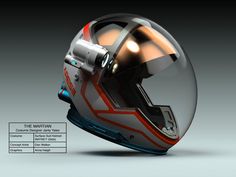 the helmet is designed to look like it could be used in an upcoming movie or tv