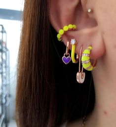 Fashion Earrings- 1 piece no piercing ear cuff colorful Neon enamel girl women jewelry ear bone round bead clip on earringModel Number:1005001349021406 Clip On Earring, Jewelry Ear, Quotes And Notes, Cute Jewelry, Round Beads, Clip On, Ear Piercings, Fashion Earrings, Clip On Earrings