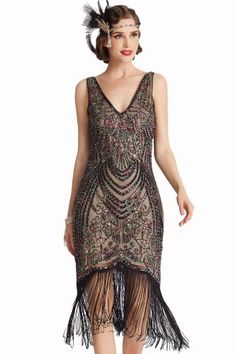 Flapper Dresses 1920s, Ballroom Dance Outfits, Great Gatsby Dress, Flapper Party, Great Gatsby Dresses, Flapper Dresses, Fringe Flapper Dress, Dress Glitter, Gatsby Dress