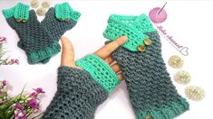 Crochet Glove, How To Work, To Work