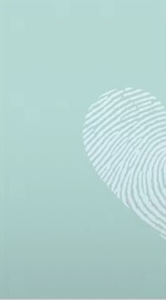 a fingerprint on a blue background with the word i love you written in it