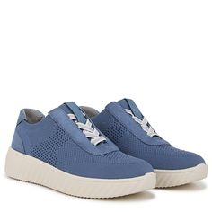 The slip on sneaker with so much game. Elevate everything in these lightweight, machine-washable sneakers with faux laces. Blue Slip-resistant Synthetic Sneakers, Blue Slip-resistant Synthetic Slip-on Sneakers, Comfortable Blue Slip-on Sneakers With Textured Sole, Blue Synthetic Slip-on Sneakers With Rubber Sole, Blue Breathable Slip-on Synthetic Sneakers, Mule Flats, Women's Slip Ons, Neutral Shoes, Mary Jane Ballet Flats