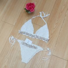 - Nwt, Brand New, Never Used - Zaful Brand - Size S - Full Crochet Bikini - Beautiful Bikini - Fully Unlined - Delicate Bikini - Perfect For Photos - Shell Accents On Top And Bottom Always Open To Offers Cream White, Crochet Bikini, Baby Love, Womens Swim, Shells, Crochet, Women Shopping, Color