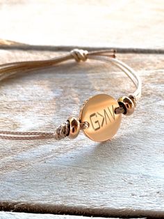 "God is greater than the highs and lows bracelet, Confirmation gift, Religious jewelry Thinking of you gift, Rose gold inspiration bracelet. MATERIAL*DIMENSIONS*DETAILS Rose gold stainless steel disc - .6\" (15mm) Waxed cotton cord - 1,5mm OPTION MENUS You may select the cord color and bracelet size from the option menus. PERSONALIZATION Free personal engraving on back of the disc such as a special date, scripture, initial/initials etc. All our jewelry and gifts are custom made and packaged in c Leather Friendship Bracelet, Gold Inspiration, Christian Shirts Designs, Mom Keychain, Tattoo Bracelet, Mother Daughter Gifts, Confirmation Gifts, Religious Jewelry, Jewelry Inspo