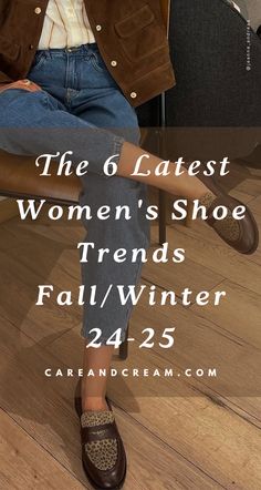 Shoe trends fall-winter 2024-2025. Discover the 6 hottest shoe trends for fall/winter and elevate your style! From rider boots and pretty ballet flats to chic loafers, this guide covers the latest in women shoes trends. Stay ahead in shoe fashion with these must-have pieces. Explore 2024 women’s shoe trends here! Winter Casual Shoes For Women, Office Shoes Women Winter, Work Outfits Women Shoes, Office Winter Shoes, Comfy Business Casual Shoes, Winter Dress Shoes Womens Work, Comfy Cute Shoes, Best Work Shoes Women Office Wear, Oxford Shoe Outfits