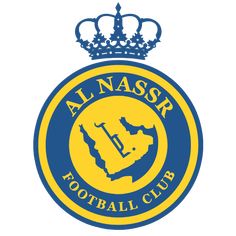 the all - nassr football club logo with a crown on it's head