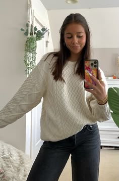 LINKS: Sweater: https://howl.link/kwb71h77vtsrd Jeans: https://mavely.app.link/e/OfMAlq1vkNb  fall outfit, autumn outfit, versized sweater, low-rise jeans, casual fall outfit, cozy fashion vibes, street style inspo, trendy fall fashion, everyday outfit ideas, effortless style, comfy chic looks, sweater weather fashion, denim outfit inspo, fall wardrobe essentials, on-trend looks, oversized sweater love, low-rise denim, fall fashion trends 2024, casual chic style, layered fall outfits, sweaters and jeans, stylish and cozy, clean girl outfit, trendy, aesthetic, rory gilmore sweater  creds to theavarae! as a pinterest affiliate, i earn from qualifying purchases Fall Outfits Sweaters, Layered Fall Outfits, Aesthetic Rory Gilmore, Rory Gilmore Sweater, Gilmore Sweater, Clean Girl Outfit, Layering Outfits Fall, Pinterest Affiliate, Outfit Links