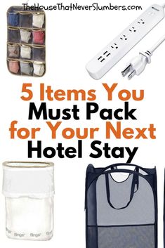 5 items you must pack for your next hotel stay