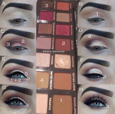 Eyeshadow Tutorials, Makeup Obsession, Makeup Palette, Simple Skincare, Eye Makeup Tutorial, Eyeshadow Makeup