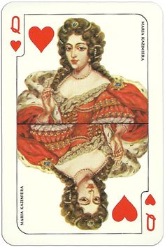 the queen of hearts playing cards