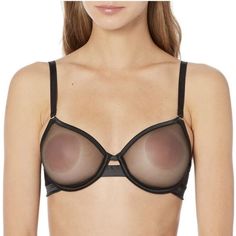 Simone Perele Implicite Bra 32d Black Mesh Sheer Unpadded See Through Underwire New With Tags Thanks For Checking Out The Listing. Appreciate You. 58 See Throu Bra, See Threw Bra, See Thru Bra, Sheer Bras, Magic Background, Demi Cup Bra, Blue Bra, Simone Perele, Minimiser Bra