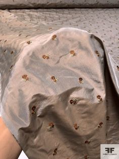 SKU: 15315 Content: Silk Color: Taupe-Grey / Brown / Sage Width: 54 inches Taupe Grey, Silk Taffeta, Embroidered Silk, Ditsy Floral, Fashion Fabric, Fabric By The Yard, Brown And Grey, Yard, Silk