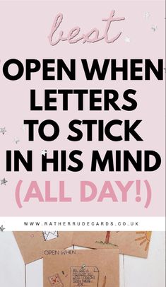 Best romantic open when letters ideas for your long distance boyfriend or husband Love Letters To Boyfriend Long Distance, Letters To My Long Distance Boyfriend, Card Ideas For Long Distance Boyfriend, Care Package Ideas For Long Distance Boyfriend, What To Put In Open When Letters For Him, Cute Things To Do For Long Distance Boyfriend, Open When Letter Ideas For Boyfriend Long Distance, Gifts To Remind Him Of You, Deployment Letters To Husband